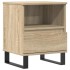 Mesita de noche madera de ingeniería roble Sonoma 40x35x50