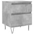 Mesitas noche 2 uds madera ingeniería gris hormigón 40x35x50