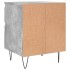 Mesitas noche 2 uds madera ingeniería gris hormigón 40x35x50