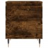 Mesitas noche 2 uds madera ingeniería roble ahumado 40x35x50