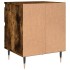 Mesitas noche 2 uds madera ingeniería roble ahumado 40x35x50