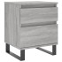 Mesita de noche madera de ingeniería gris Sonoma 40x35x50