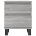 Mesita de noche madera de ingeniería gris Sonoma 40x35x50