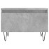 Mesas centro 2 uds madera ingeniería gris hormigón 50x46x35