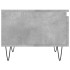 Mesas centro 2 uds madera ingeniería gris hormigón 50x46x35
