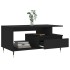 Mesa de centro madera contrachapada negro 90x49x45