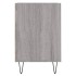 Mueble de TV madera contrachapada gris Sonoma 100x35x55
