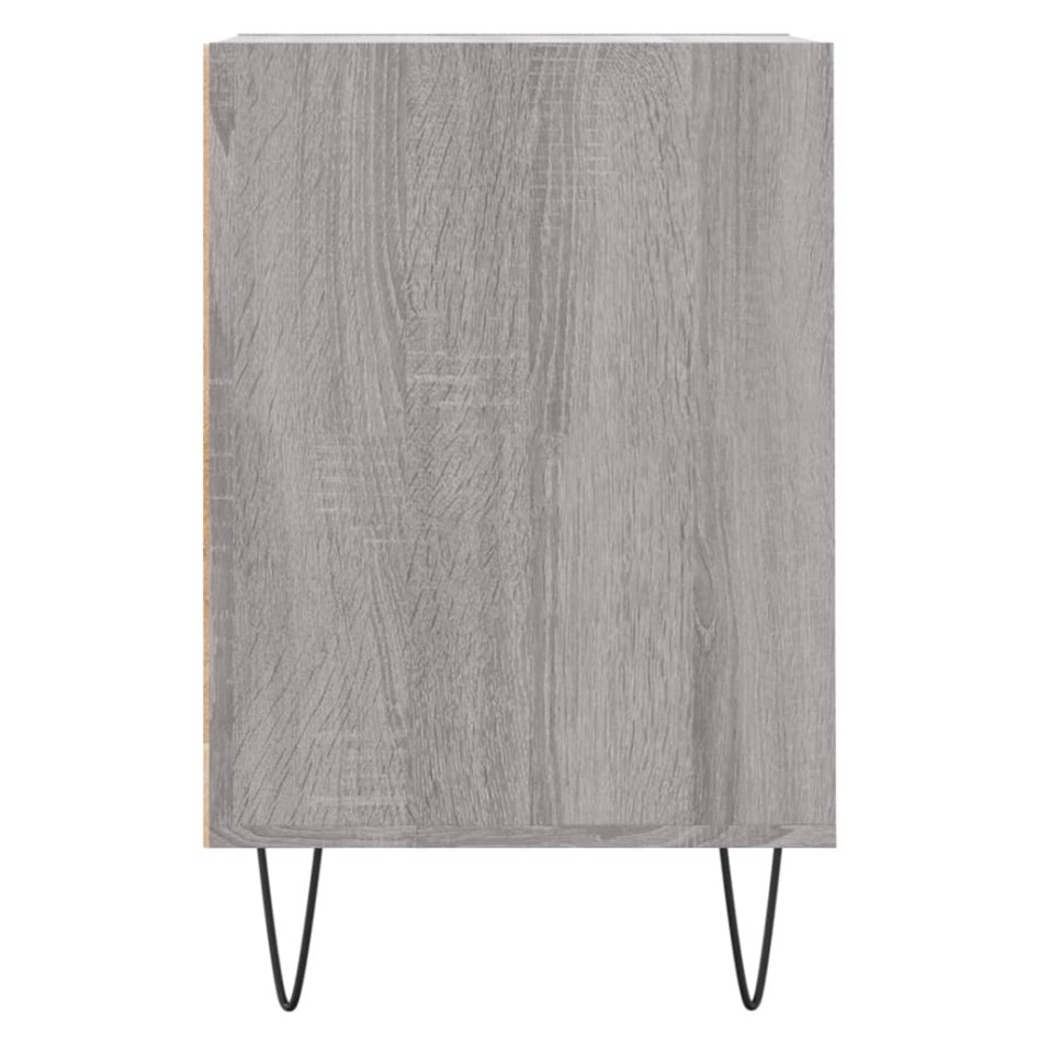 Mueble de TV madera contrachapada gris Sonoma 100x35x55