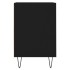 Mueble para TV madera contrachapada negro 100x35x55