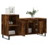 Mueble para TV madera contrachapada roble ahumado 100x35x55