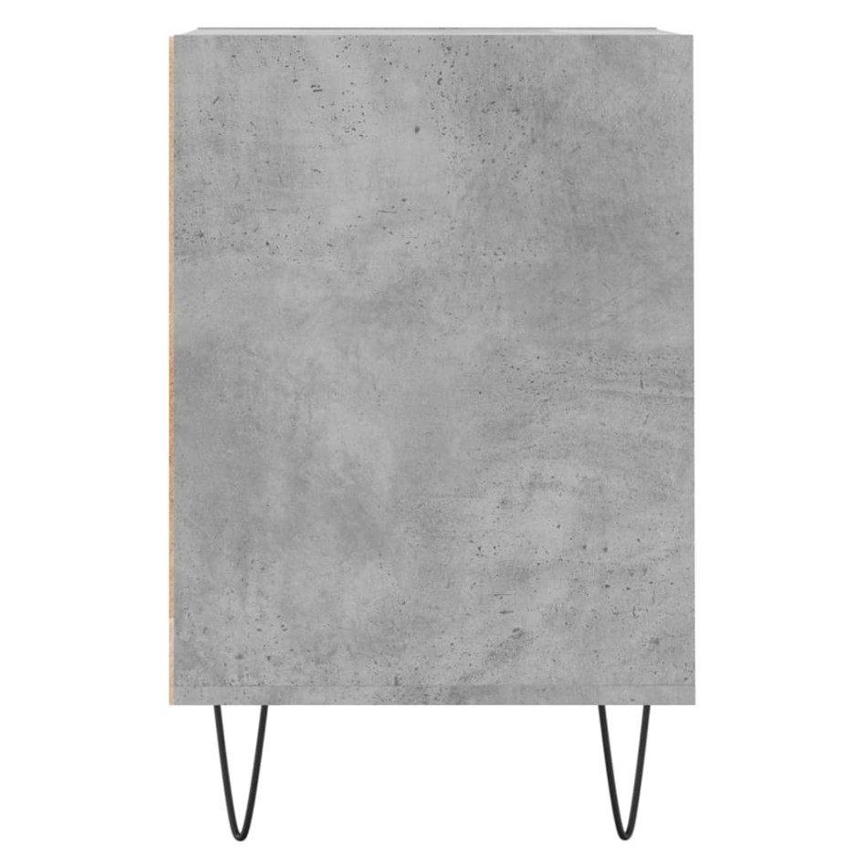 Mueble para TV madera contrachapada gris hormigón 100x35x55