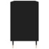 Mueble zapatero madera contrachapada negro 102x36x60