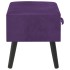 Mesita de noche morado oscuro 40x35x40 cm