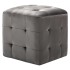 Mesitas de noche 2 unidades terciopelo gris 30x30x30