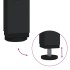 Mueble para TV madera contrachapada negro 80x40x50