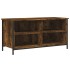 Mueble para TV madera contrachapada roble ahumado 100x40x50