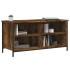 Mueble para TV madera contrachapada roble ahumado 100x40x50