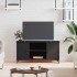 Mueble para TV madera contrachapada negro 100x40x50