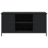 Mueble para TV madera contrachapada negro 100x40x50