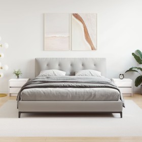 Mesitas de noche 2 uds madera maciza pino blanco 40x31x35,5