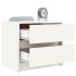 Mesitas de noche 2 uds madera maciza pino blanco 40x31x35,5