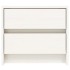 Mesitas de noche 2 uds madera maciza pino blanco 40x31x35,5