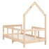 Estructura de cama para niños madera maciza de pino 70x140