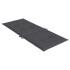 Cojín silla de jardín respaldo alto 4 uds tela gris 120x50x3