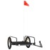 Remolque para bicicletas hierro negro 126x63x34