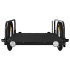 Remolque para bicicletas hierro negro 126x63x34