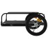Remolque para bicicletas hierro negro 126x63x34
