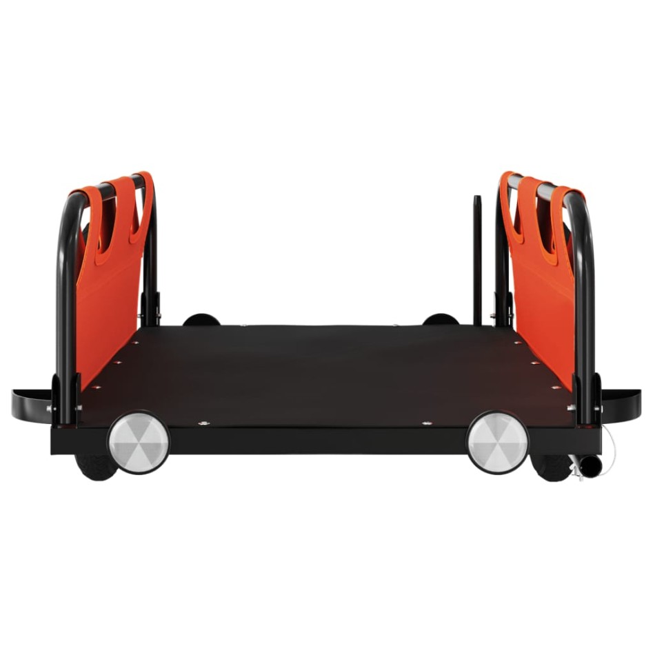 Remolque para bicicletas hierro y tela Oxford