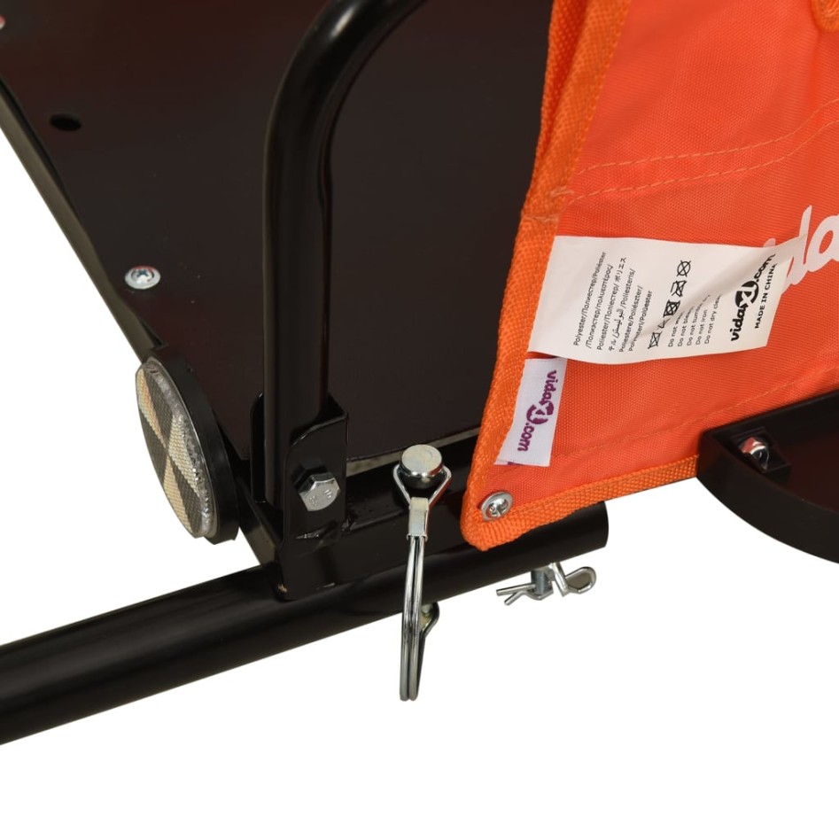 Remolque para bicicletas hierro y tela Oxford