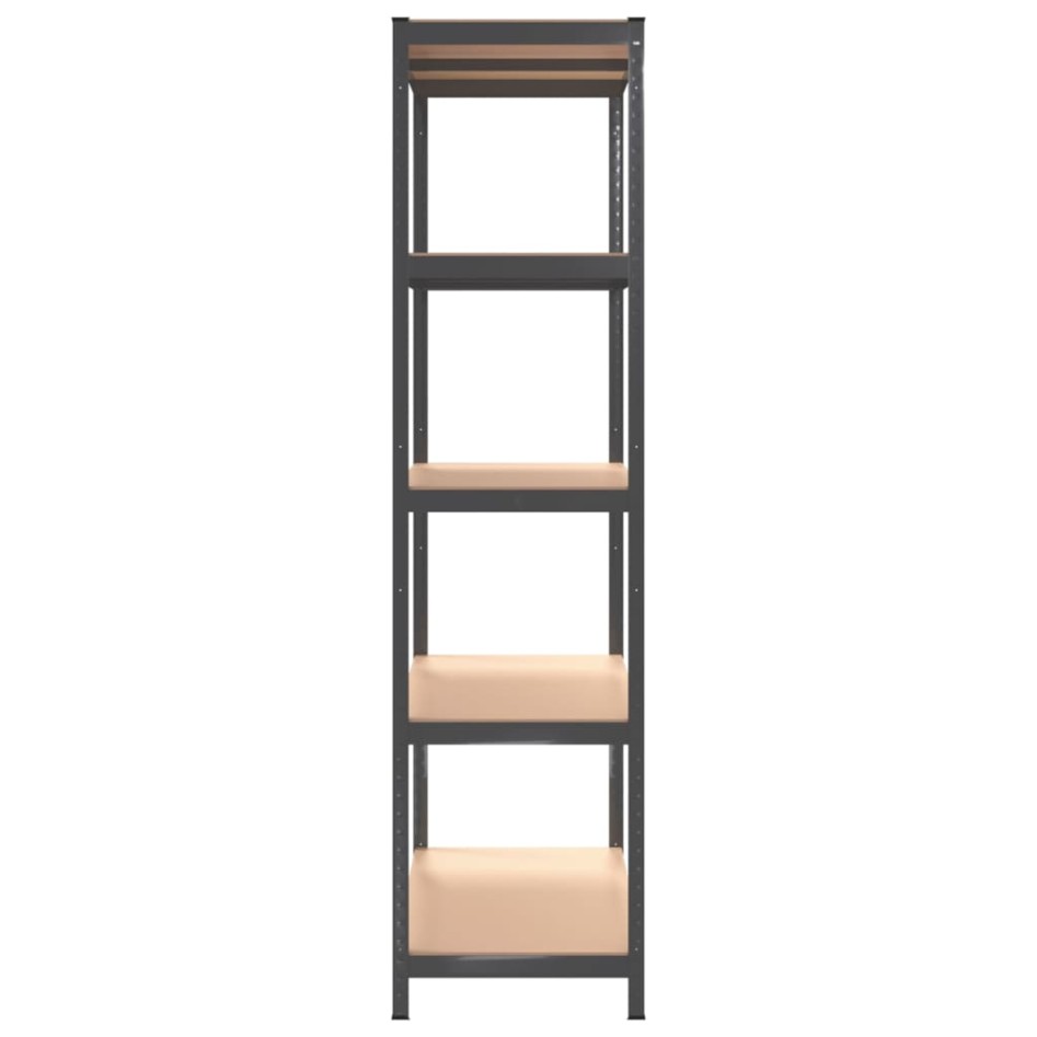 Estante de almacenaje 5 niveles acero y contrachapada
