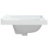 Lavabo de baño rectangular cerámica blanco 61x48x23