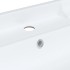 Lavabo de baño rectangular cerámica blanco 61x48x23