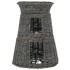 Cestas de gatos 3 uds con cojines sauce natural gris