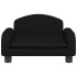 Cama para perros de tela negra 50x40x30