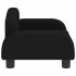 Cama para perros de tela negra 50x40x30