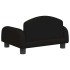 Cama para perros de tela negra 50x40x30