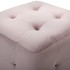 Mesitas de noche 2 unidades terciopelo rosa 30x30x30