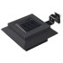 Lámparas solares cuadradas de exterior negras 12 uds LED 12