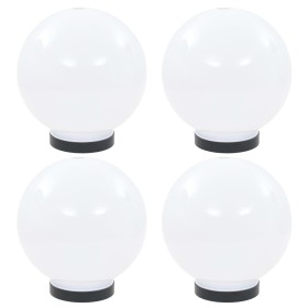 Lámparas de bola LED 4 unidades esféricas PMMA 20