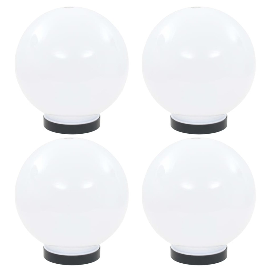 Lámparas de bola LED 4 unidades esféricas PMMA 20