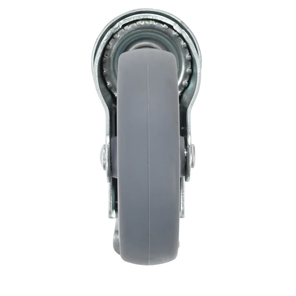 Ruedas giratorias con agujero pasador 12 unidades 100