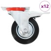 Ruedas giratorias 12 unidades 100 mm