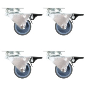 Ruedas dobles giratorias 24 unidades 50