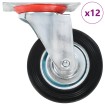 Ruedas giratorias 12 unidades 100 mm