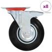 Ruedas giratorias 8 unidades 125 mm