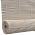 Estor enrollable de bambú natural 4 unidades 120x160